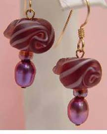 Ribbon Taffy Earrings